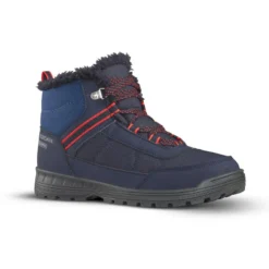 Botas De Nieve Y Apreski Impermeables Niños 35-38 Quechua SH100 Warm Azul