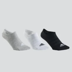 CALCETINES BAJOS ADIDAS NEGRO BLANCO GRIS LOTE DE 3