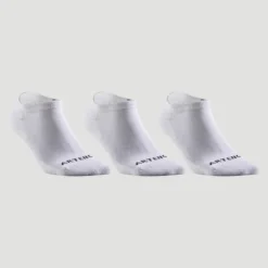 Calcetines Cortos De Tenis Pack De 3 Artengo Rs 100 Blanco