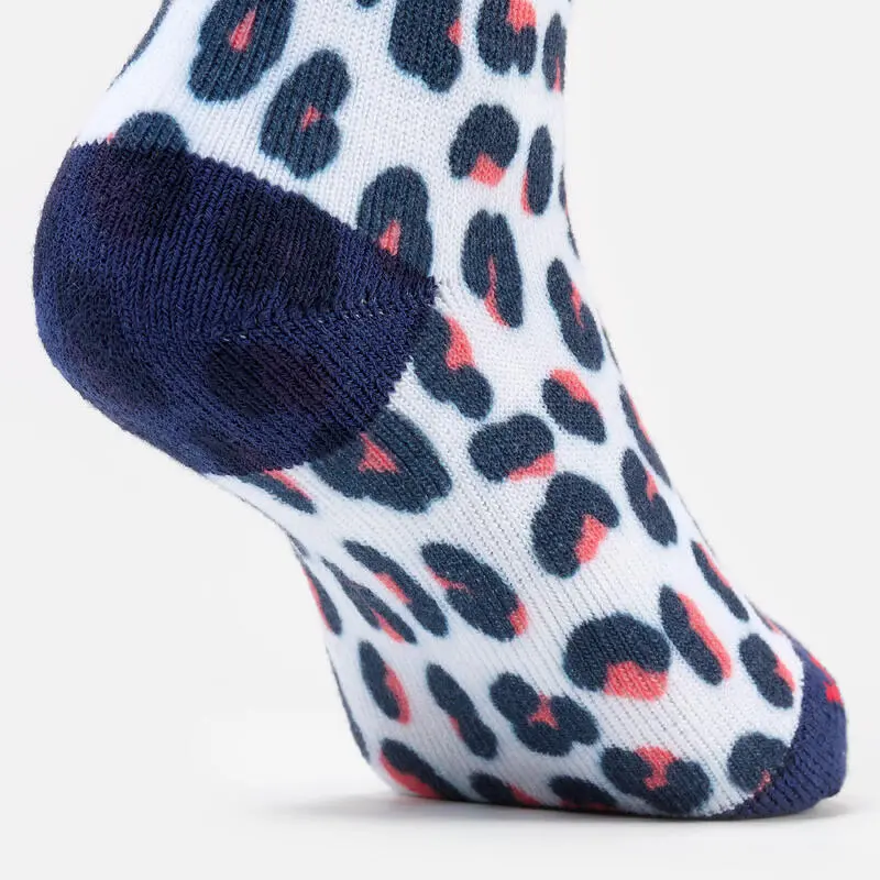 WEDZE CALCETINES DE ESQUÍ Y SNOWBOARD NIÑOS - 100 - Leopardo - Imagen 5