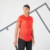 Camiseta De Tenis Manga Corta Mujer Artengo Light 990 Naranja