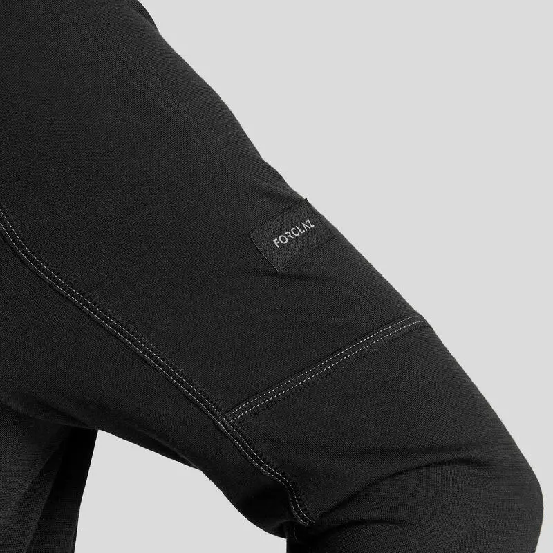 Camiseta Montaña Y Trekking Lana Merina Con Cremallera Hombre Forclaz MT500 - Imagen 4