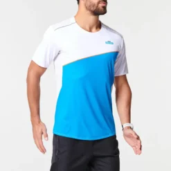 Camiseta Running Manga Corta Transpirable Hombre Kiprun Light Azul