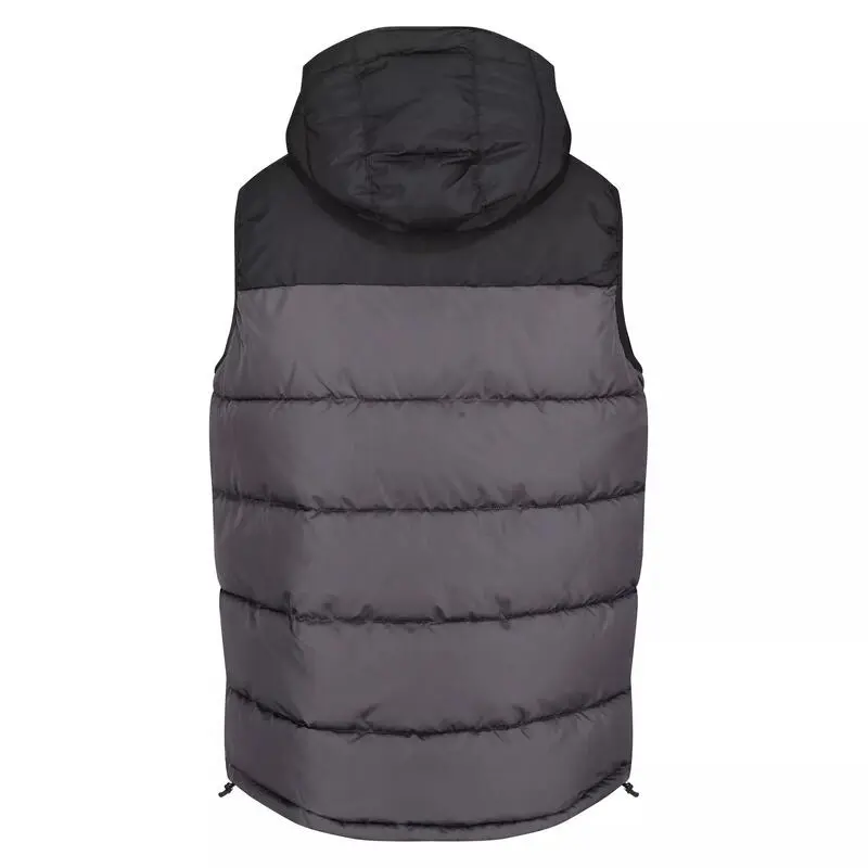 Regatta Chaleco Forro Polar Nevado Sin Mangas Para Hombre Negro, Gris Oscuro - Imagen 2