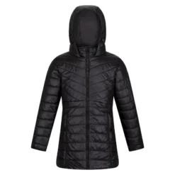 Regatta Chaqueta Acolchada Babette Para Niños/Niñas Negro