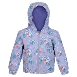 Regatta Chaqueta Acolchada Muddy Puddle Floral Peppa Pig Para Niños/Niñas Floración Lila