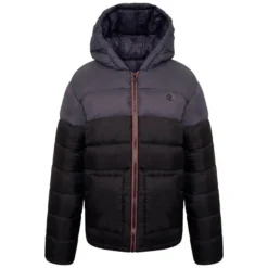 Dare 2b Chaqueta Acolchada Nothing To It Niños Negro, Gris Ébano