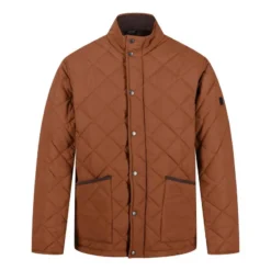 Regatta Chaqueta Aislante Londyn De Acolchado Para Hombre Naranja Puro Radiante