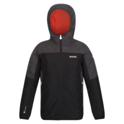 Regatta Chaqueta Aislante Volcanics V Para Niños/Niñas Negro, Ceniza