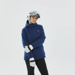 Chaqueta De Esquí Y Nieve Impermeable Mujer Wedze Ski-P JKT100 Azul