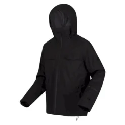 Regatta Chaqueta Impermeable Britely Literna Para Hombre Negro