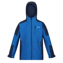 Regatta Chaqueta Impermeable Calderdale II Para Niños/Niñas Azul Sky Diver, Marino
