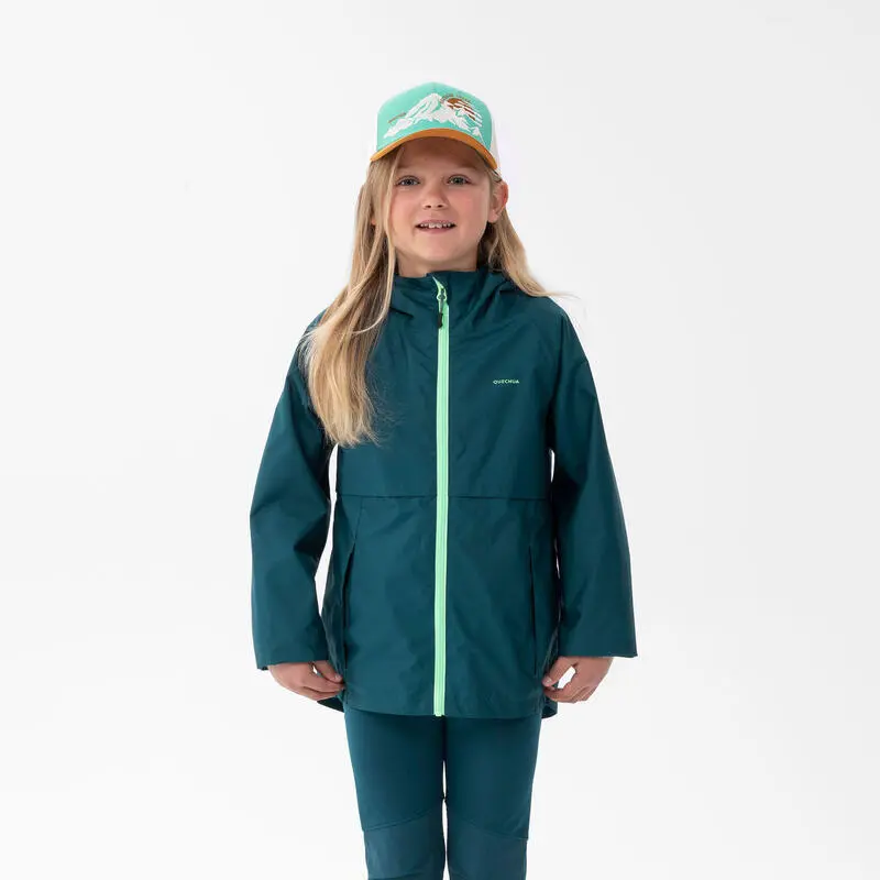 Chaqueta Impermeable De Montaña Trekking Niños 7-15 Años Quechua MH500 Violeta - Imagen 6