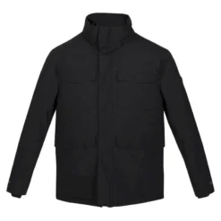 Regatta Chaqueta Impermeable Edin Para Hombre Negro