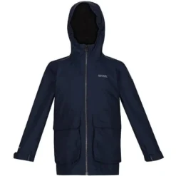 Regatta Chaqueta Impermeable Salman Para Niños/Niñas Marino