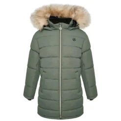 Dare 2b Chaqueta Impermeable Striking II Niñas Verde Pato