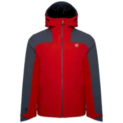 Dare 2b Chaqueta Impermeable The Jenson Button Edit Diluent Para Hombre Rojo Peligro,
