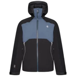 Dare 2b Chaqueta Impermeable Touchpoint II Para Hombre Negro, Gris Orión