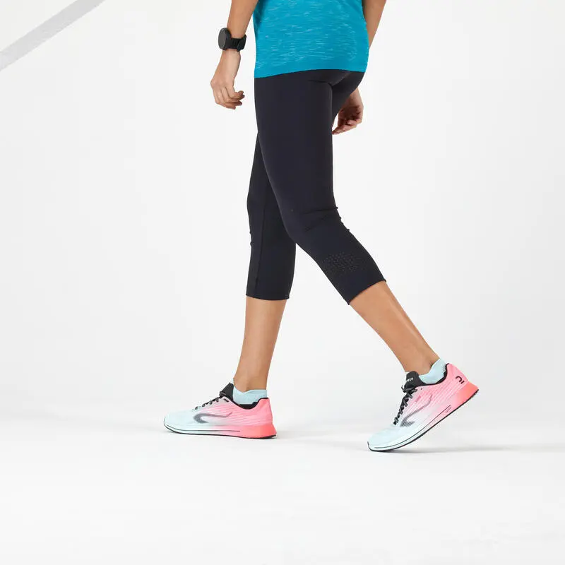 CORSARIO RUNNING MUJER - KIPRUN SUPPORT NEGRO - Imagen 3