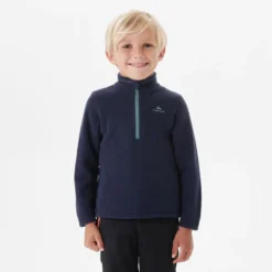 Forro Polar De Montaña Y Trekking Niños 2-6 Años Quechua MH100 Azul