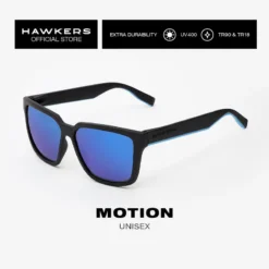 HAWKERS Gafas De Sol Para Hombres Y Mujeres MOTION Carbon Black Sky