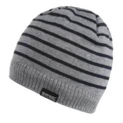 Regatta Gorro Beanie Tarley De Punto Para Niños/Niñas Gris Tormenta Jaspeada