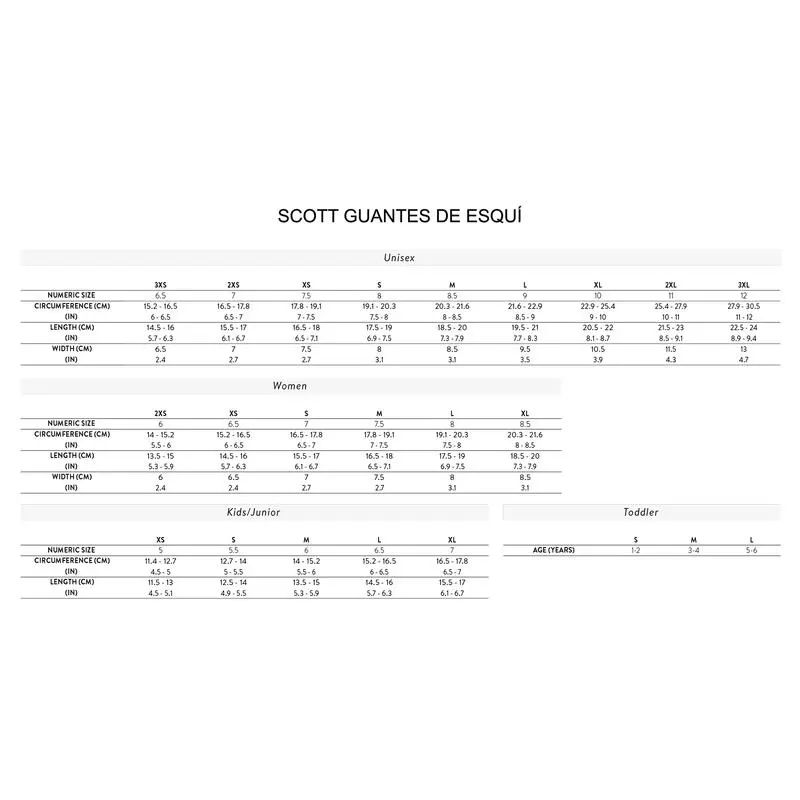 Guantes De Esquí Adulto Scott EXPLORAIR WORK Negro - Imagen 4