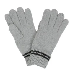 Regatta Guantes Diseño Jaspeada Balton III De Punto Para Hombre Gris Tormenta