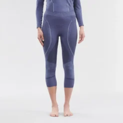Leggins Térmicos De Esquí Y Nieve Mujer Wedze BL 980 Azul