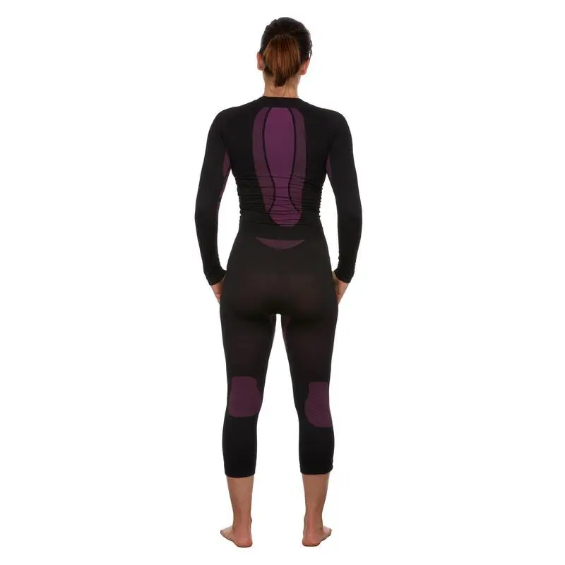 Leggins Térmicos De Esquí Y Nieve Mujer Wedze Ski 580 Negro - Imagen 5