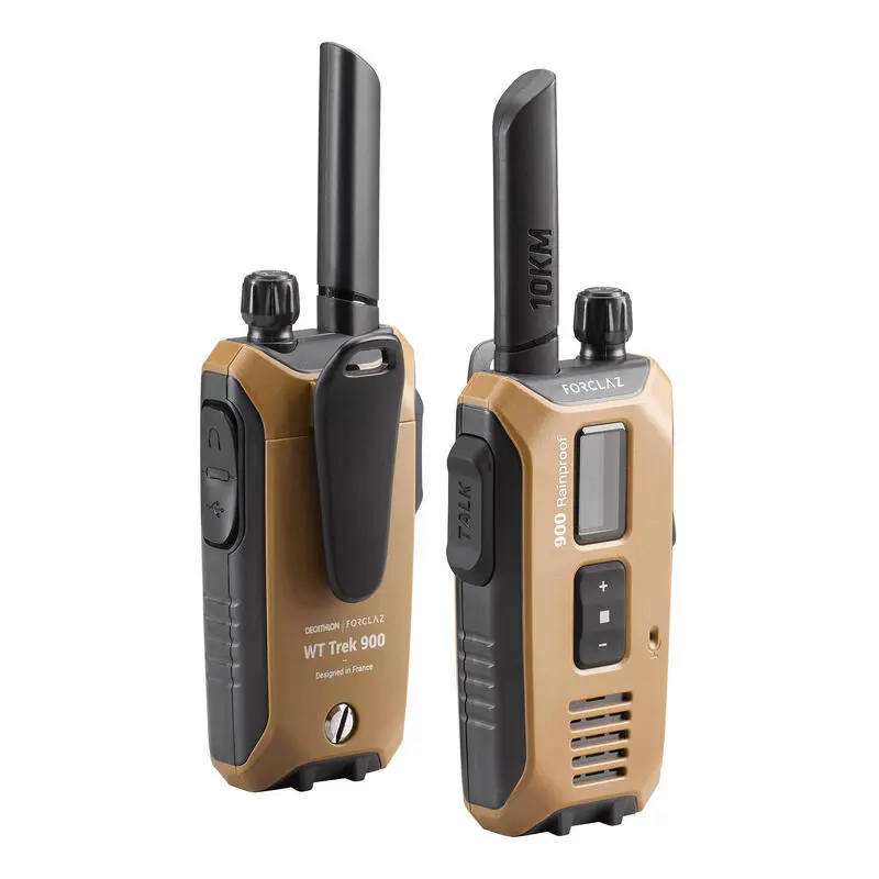 Forclaz Maletín De 2 Walkie Talkies Recargables Por USB - 10 Km - WT900 WP - Imagen 2