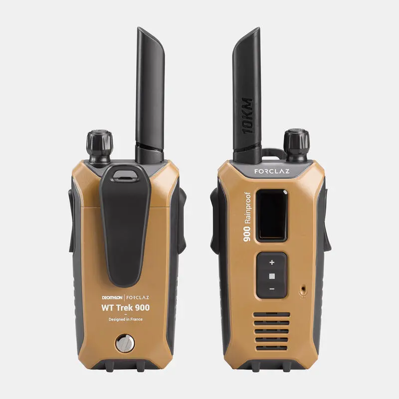 Forclaz Maletín De 2 Walkie Talkies Recargables Por USB - 10 Km - WT900 WP - Imagen 3