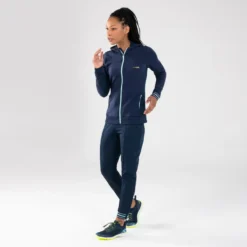 Kalenji Pantalón Atletismo Cremallera Mujer Azul