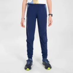 Kalenji Pantalón De Running Con Cremallera Niños - KIPRUN DRY+ Marino Denim Azul
