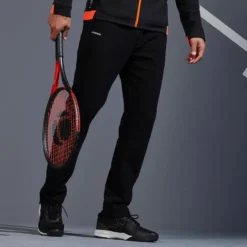 Pantalón De Tenis Hombre Artengo TPA500 TH Negro