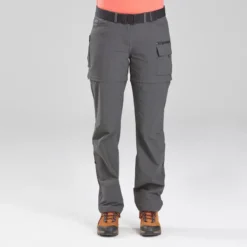 Pantalón Desmontable Montaña Y Trekking Mujer Forclaz Travel 500