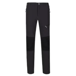 Regatta Pantalones Questra III Para Hombre Ceniza, Negro