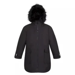 Regatta Parka Adelyn Para Niños/Niñas Negro