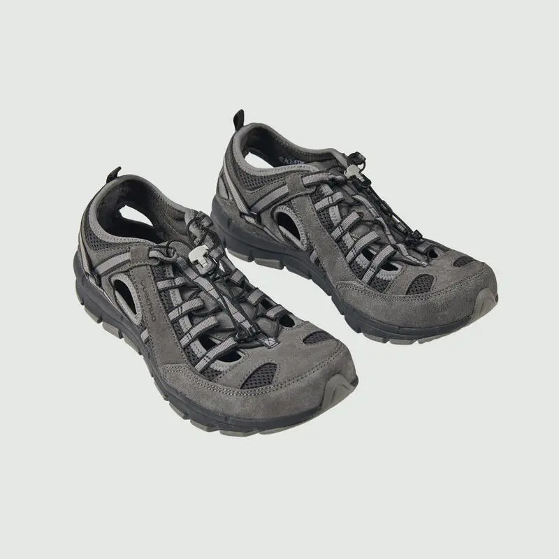 Sandalias Cerradas De Montaña Y Trekking Hombre Quechua NH150 Fresh Gris - Imagen 2