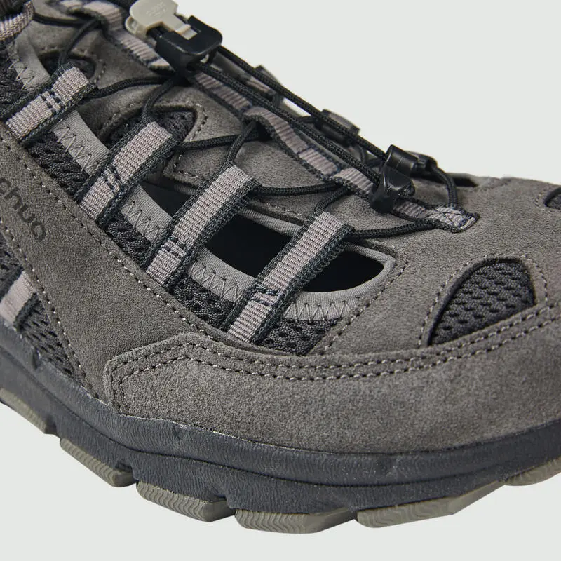 Sandalias Cerradas De Montaña Y Trekking Hombre Quechua NH150 Fresh Gris - Imagen 3