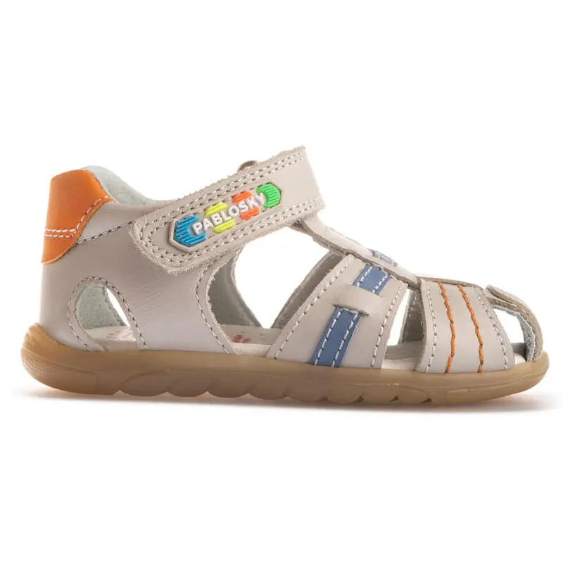 Sandalias De Marcha Deportiva De Piel De Bebé Niño PABLOSKY En Beige - Imagen 2