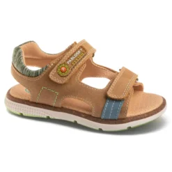 Sandalias De Marcha Deportiva De Piel De Niño PABLOSKY En Amarillo