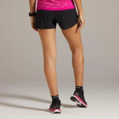 Short Pantalón Corto Running Mujer Kiprun Light Negro