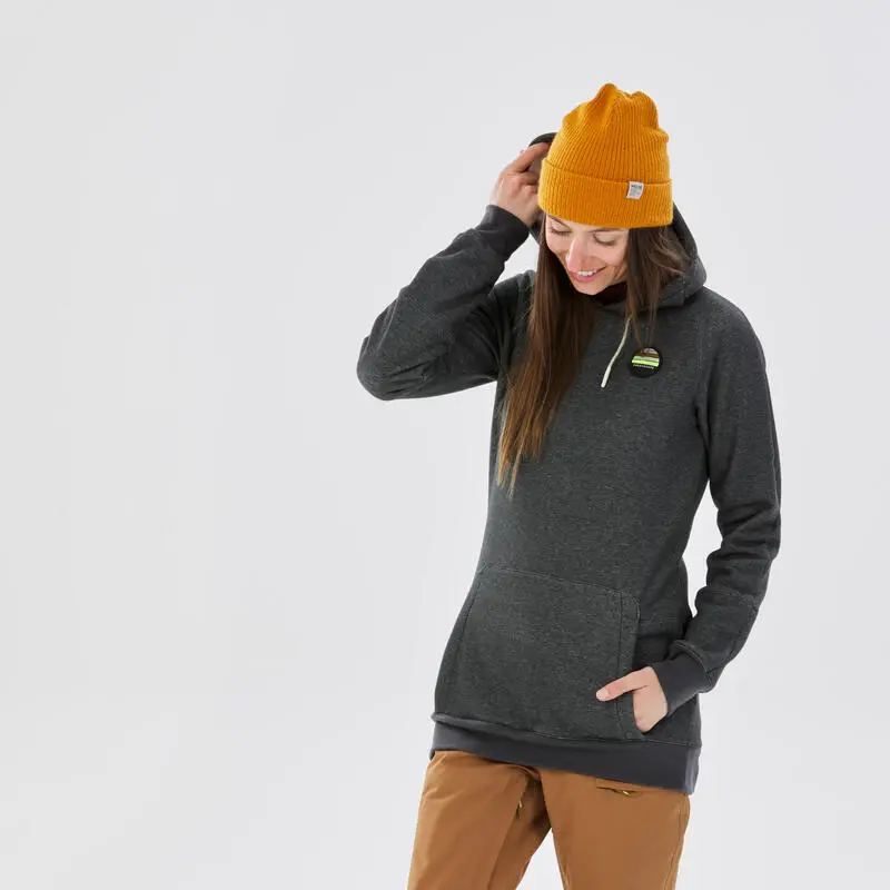 DREAMSCAPE Sudadera Con Capucha Mujer Snowboard - SNB HDY Verde - Imagen 6