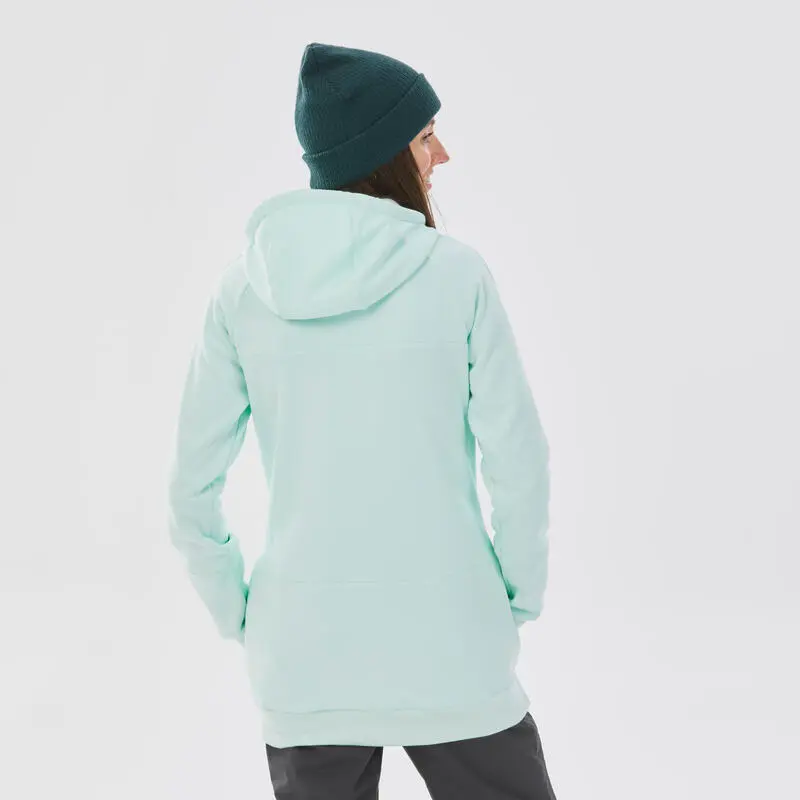 DREAMSCAPE Sudadera Con Capucha Mujer Snowboard - SNB HDY Verde - Imagen 4