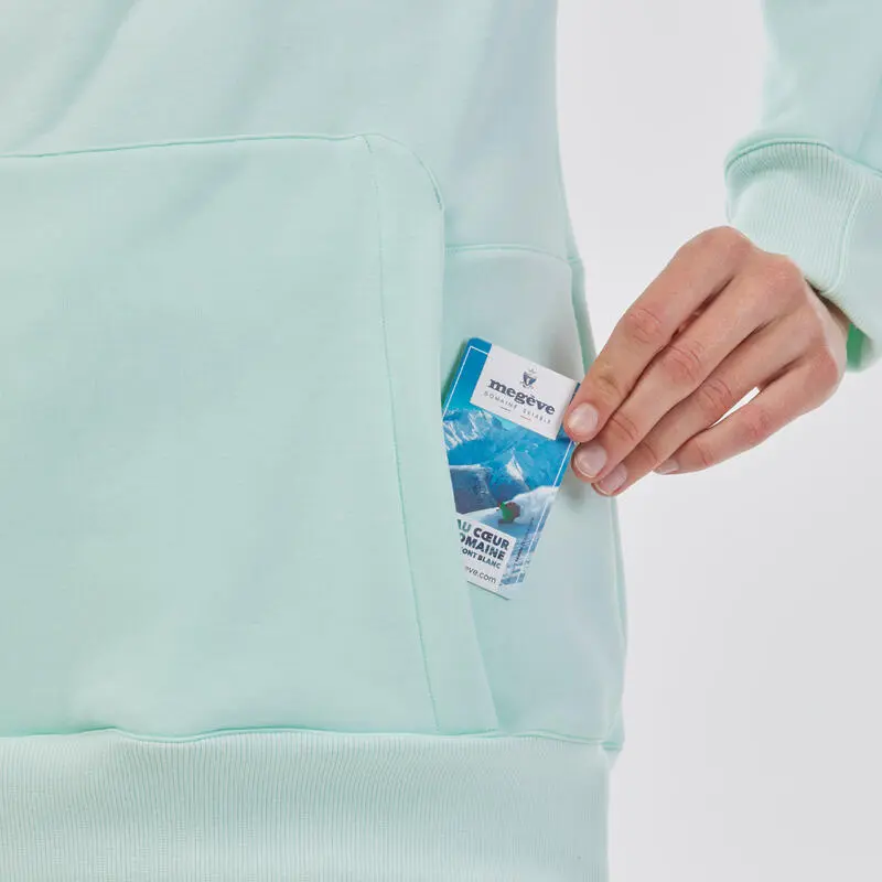 DREAMSCAPE Sudadera Con Capucha Mujer Snowboard - SNB HDY Verde - Imagen 5