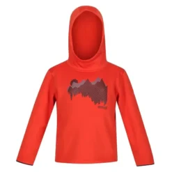 Regatta Sudadera Highton Montaña De Elasticidad Extol Para Niños/Niñas Naranja Cajún