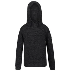 Regatta Sudadera Polar Ligera Kade Con Capucha Para Niños Niñas Gris Jaspeado Seal
