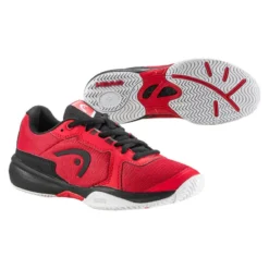 Zapatillas De Tenis Con Cordones Niños Head Sprint 3.5 Rojo Negro