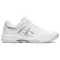 Zapatillas De Tenis Mujer Asics Gel Dedicate 7 Blanco Plata